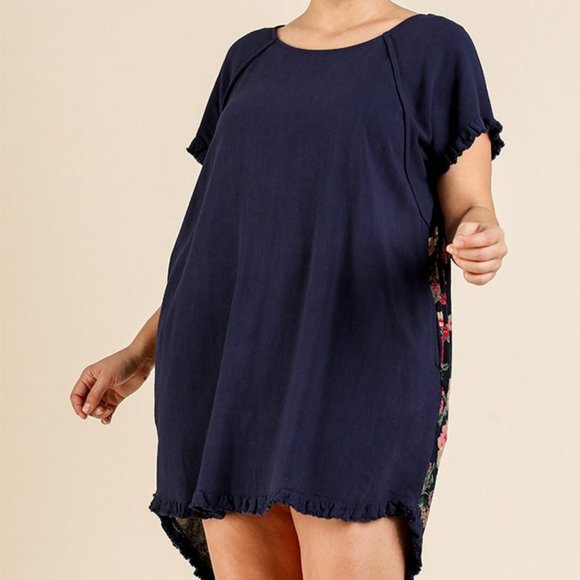 🎀Short Sleeve Round Neck Dress🎀 - Picture 2 of 3